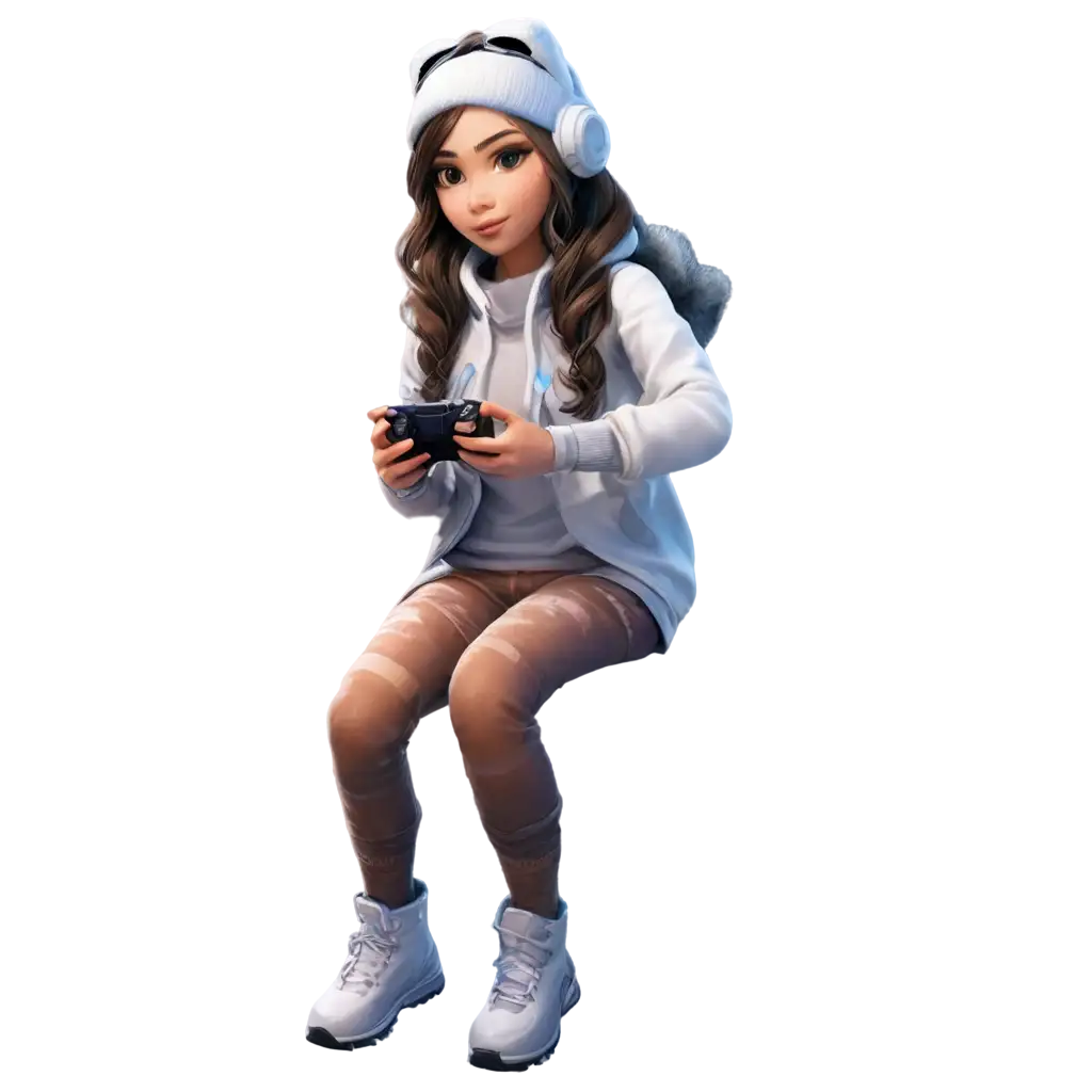 GamerPNG-Image-Usage-Scenarios-Girl-in-a-Winter-Theme-PNG-HighQuality-and-Versatile-Image-for-All-Your-Digital-Needs