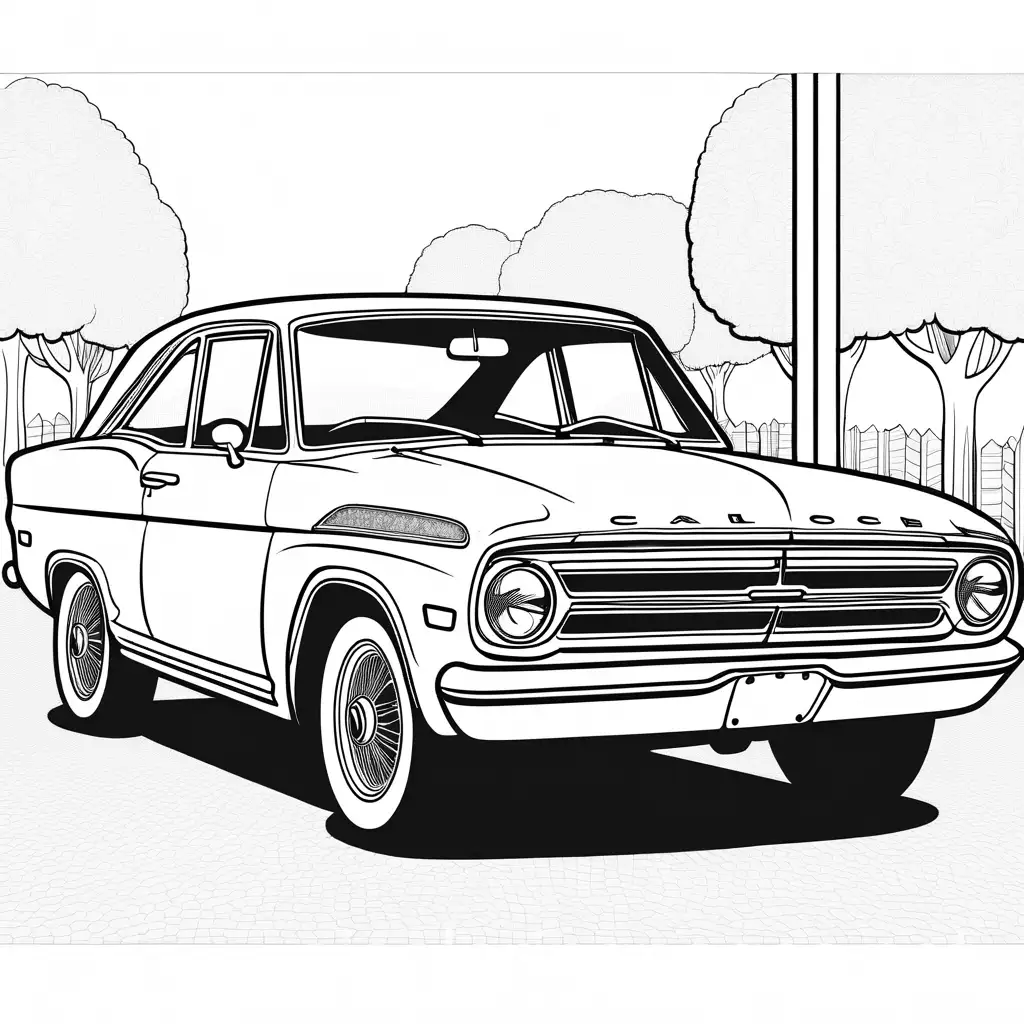 Collection-of-Car-Coloring-Pages-for-Kids-Black-and-White-Line-Art