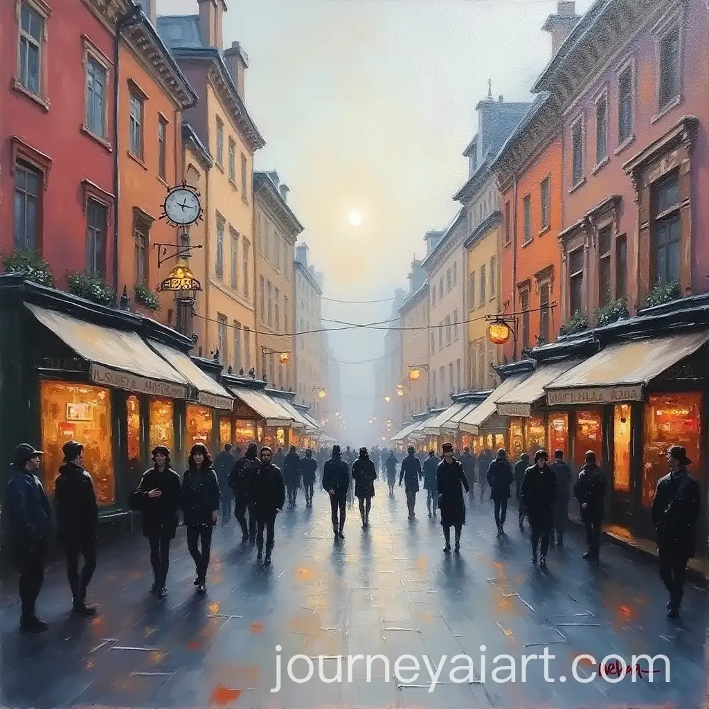 Impressionist-Oil-Painting-of-a-Parisian-Street-Scene