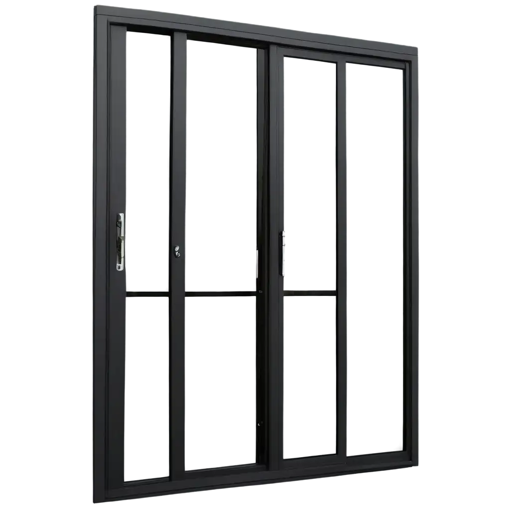 Modern-and-Dark-UPVC-Sliding-Doors-PNG-HighQuality-Image-for-Architectural-and-Design-Use