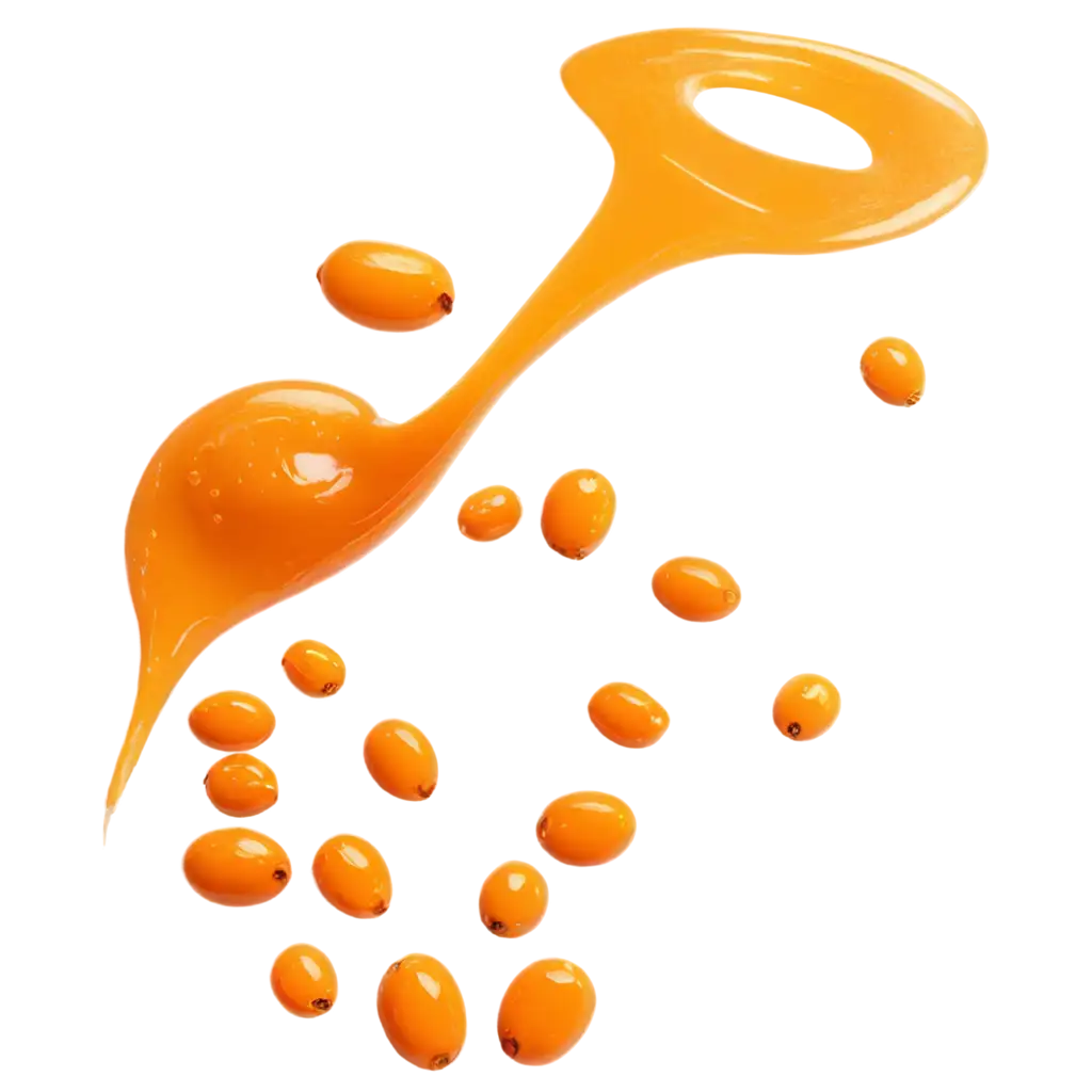 SEA-BUCKTHORN-PUREE-Juice-Splash-PNG-for-HighQuality-Visual-Content