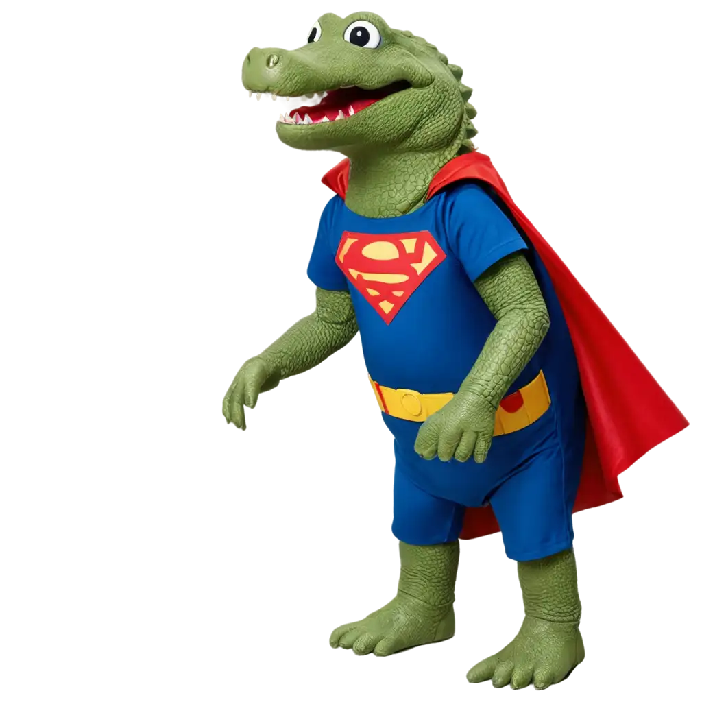 Crocodile-in-Superman-Costume-PNG-Image-for-Fun-and-Creative-Design