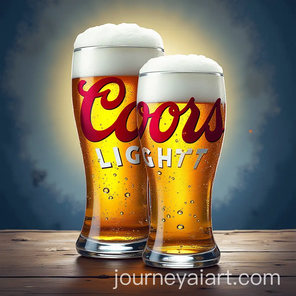 Vibrant-Coors-Light-Promotion-Poster-for-Nautical-Themed-Bar