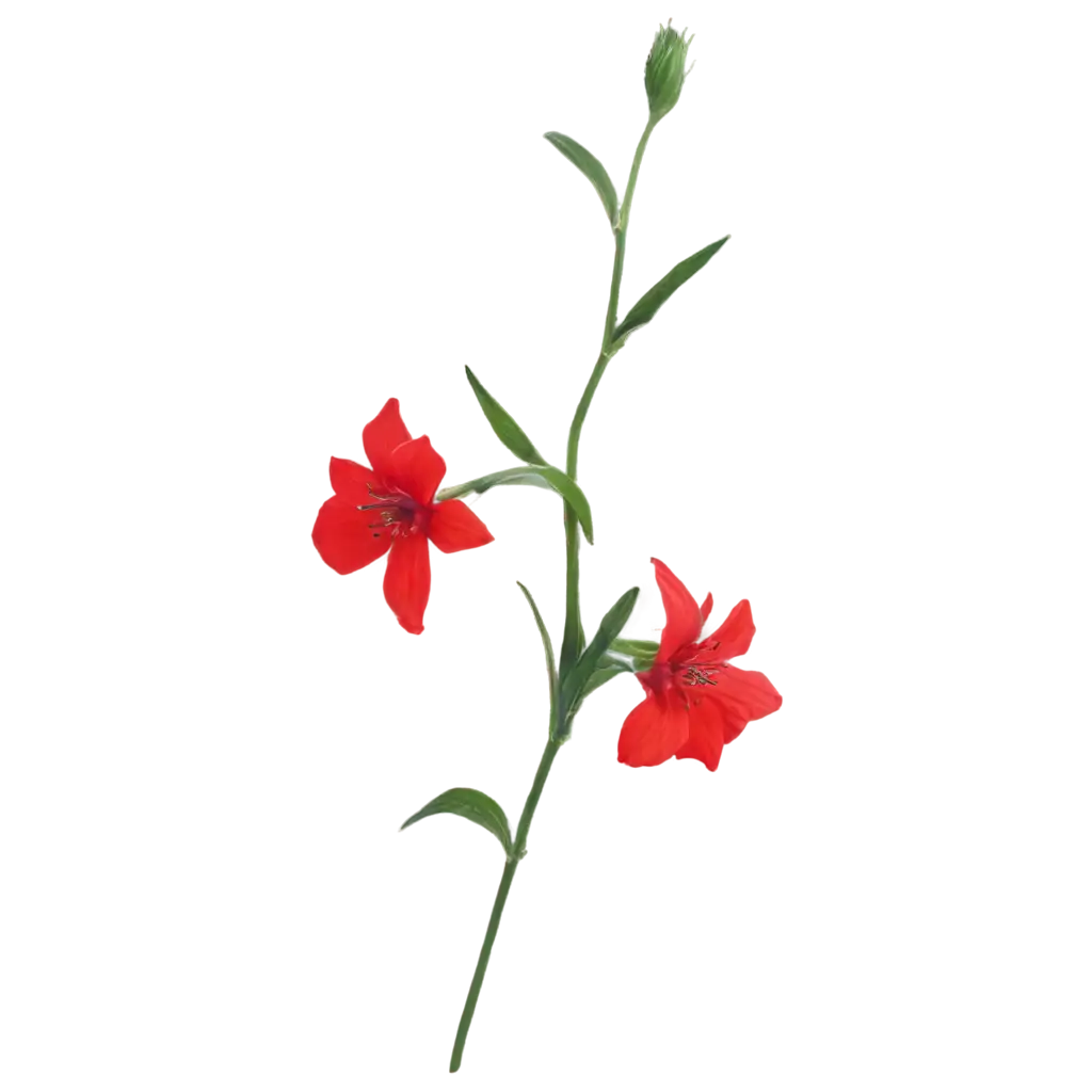 Vivid-Red-Flower-PNG-Exquisite-Botanical-Illustration