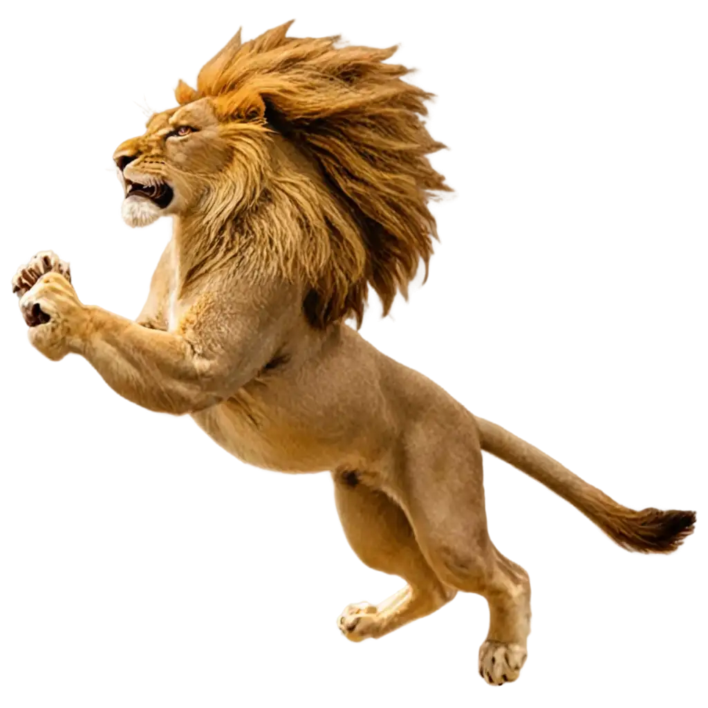 Flying-Lion-PNG-Image-HighQuality-Transparent-Graphic-for-Versatile-Use