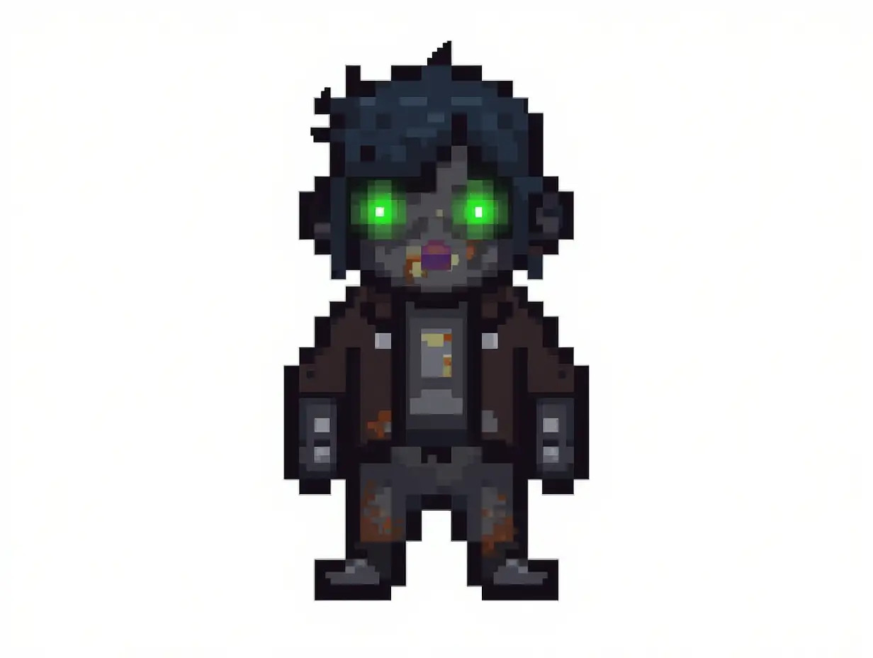 Pixel-Art-of-Vargrim-Mysterious-Character-from-Dont-Starve-Together-with-Glowing-Green-Eyes-and-Mechanical-Elements