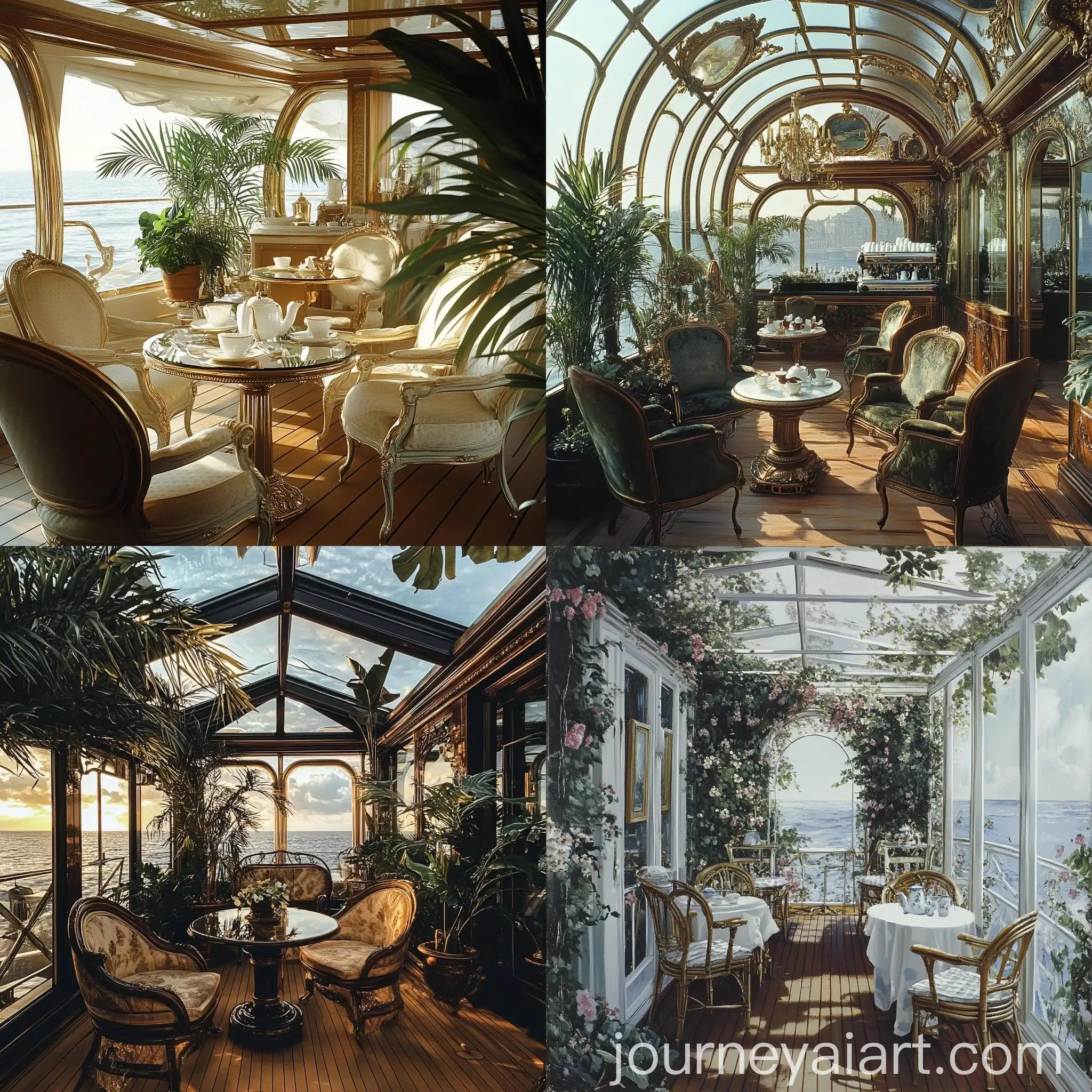 Luxurious-Botanical-Coffee-Greenhouse-on-Classic-Yacht-Deck