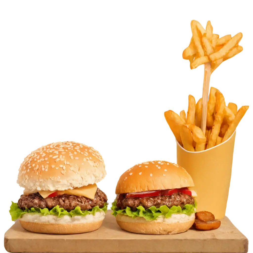 Burger-Chips-Logo-PNG-HighQuality-Image-for-Diverse-Branding-Design-Needs