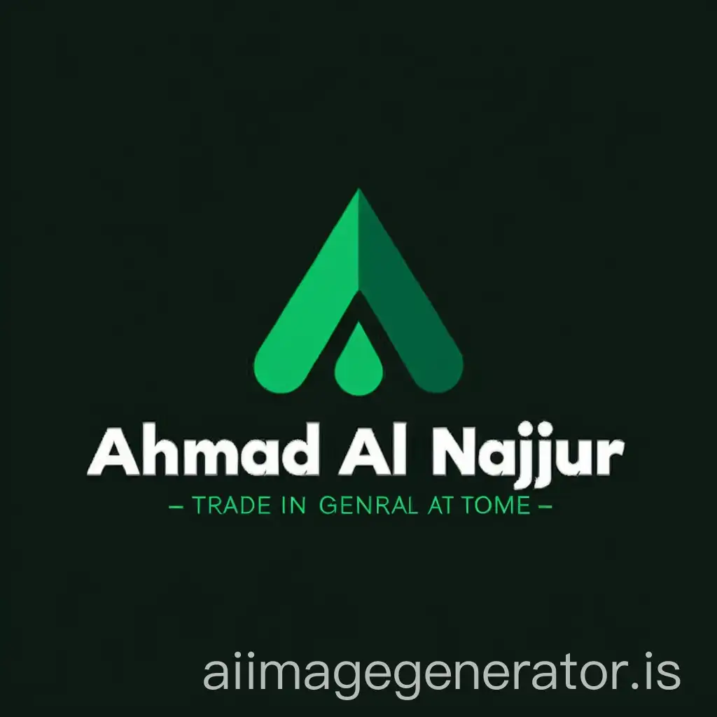 Logo-Design-for-Ahmad-Al-Najjar-with-Trade-Phrase-Integration