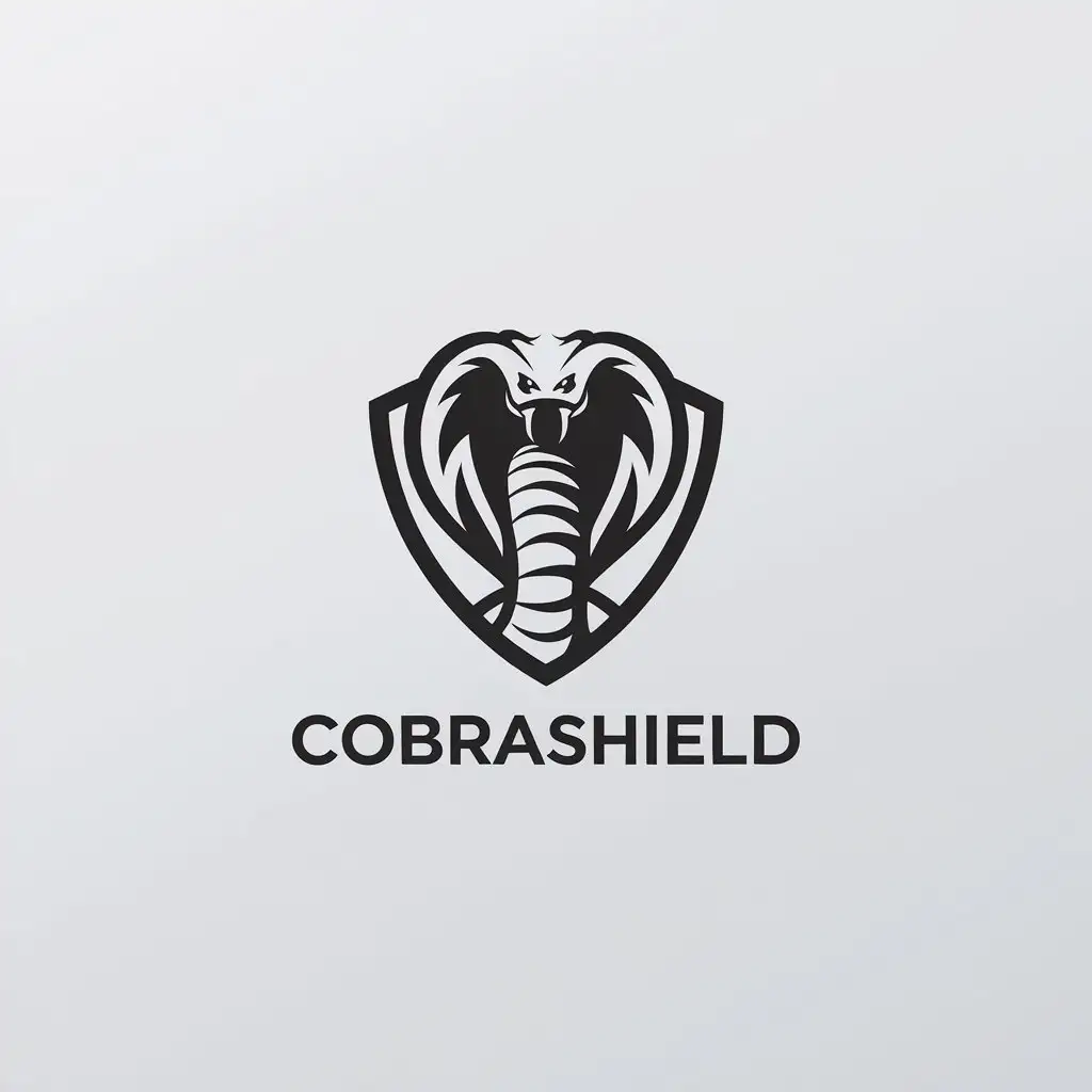 LOGO Design for CobraShield Minimalistic Shield Symbol for Legal Industry