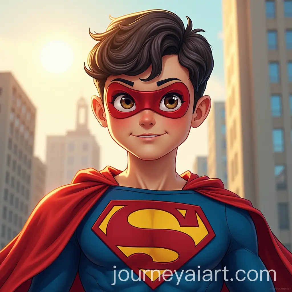 Young-Superhero-Boy-in-Action-Pose