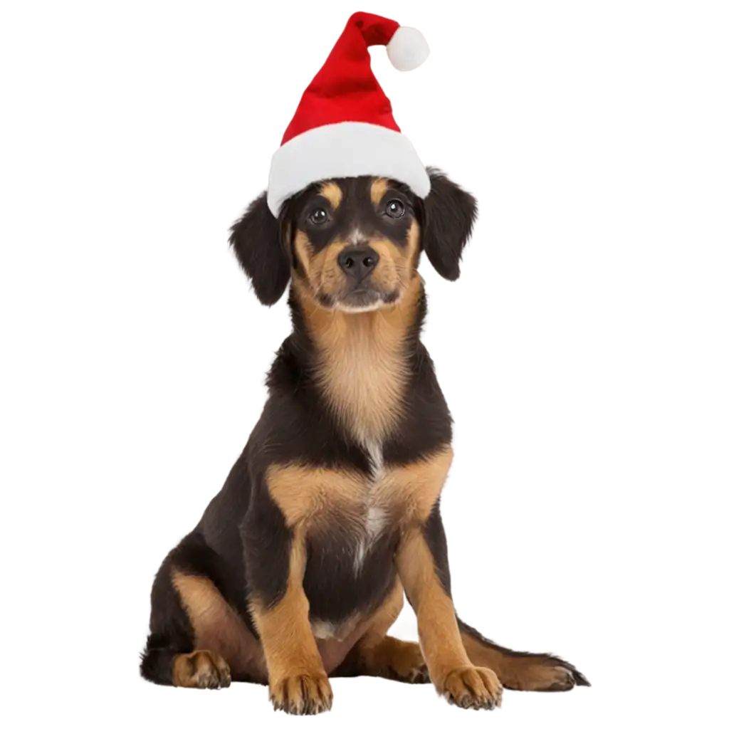 PNG-Image-of-a-Dog-of-Eni-Wearing-a-Santas-Hat-Perfect-for-Holiday-Designs