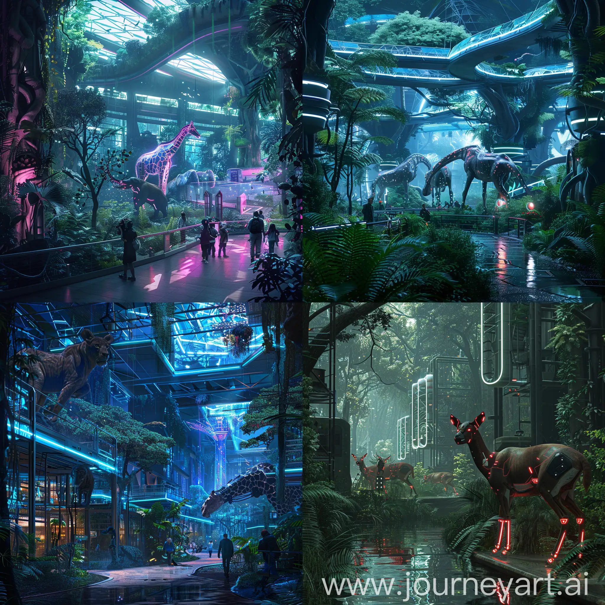 Futuristic-Advanced-Zoo-with-Technologically-Enhanced-Animals