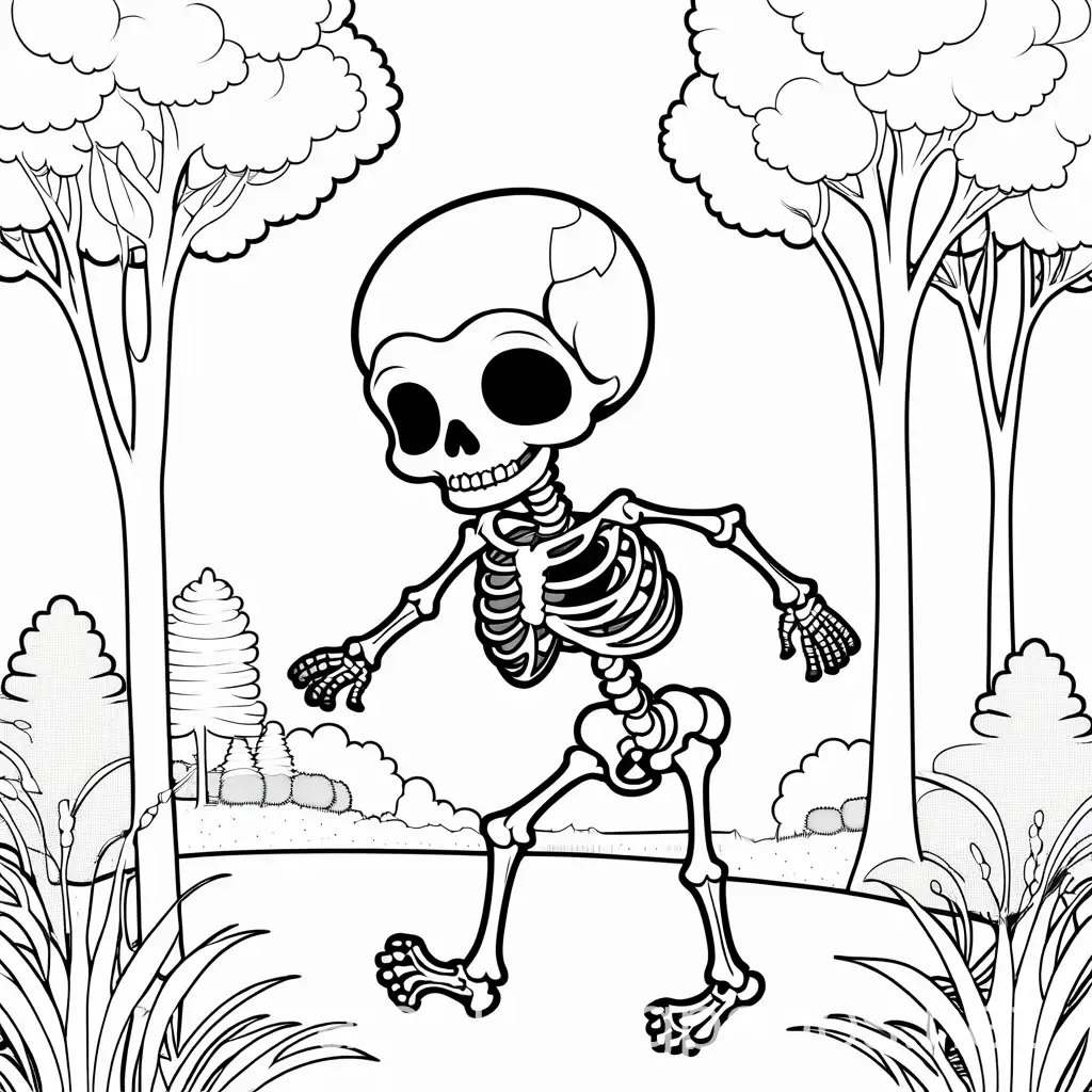 Playful-Skeleton-Coloring-Page-for-Kids