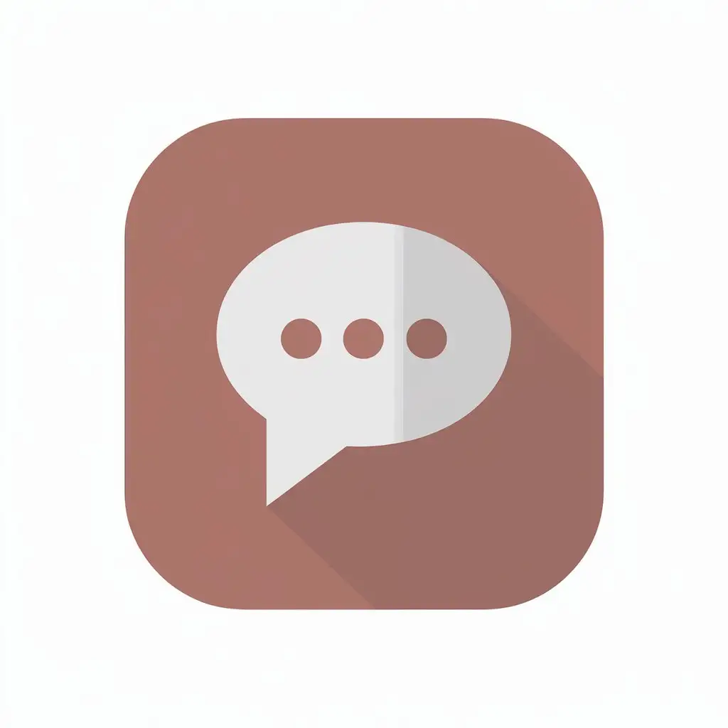 Rounded rectangular icon design, business opportunity management app, cut out transparent background, flat style, concise and clear