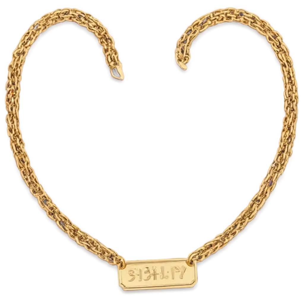 Gold-Chain-with-Name-Plate-LOL-PNG-Image-HighQuality-and-Clear-Design-for-Your-Creative-Projects