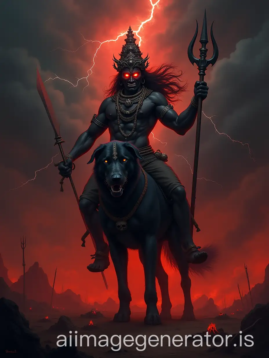 Kaal-Bhairav-The-Fierce-God-of-Time-and-Destruction