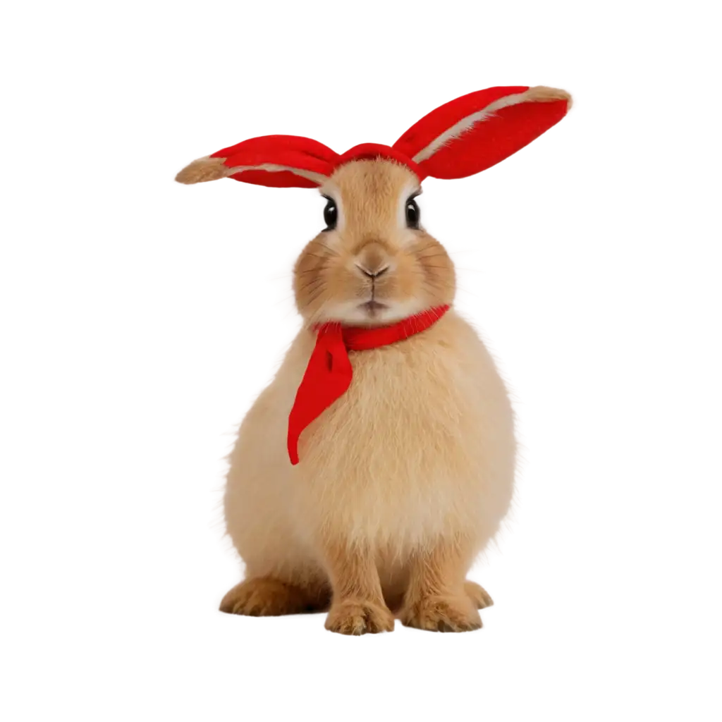 Charming-Rabbit-in-Red-Hat-PNG-A-Delightful-Digital-Asset-for-Various-Uses