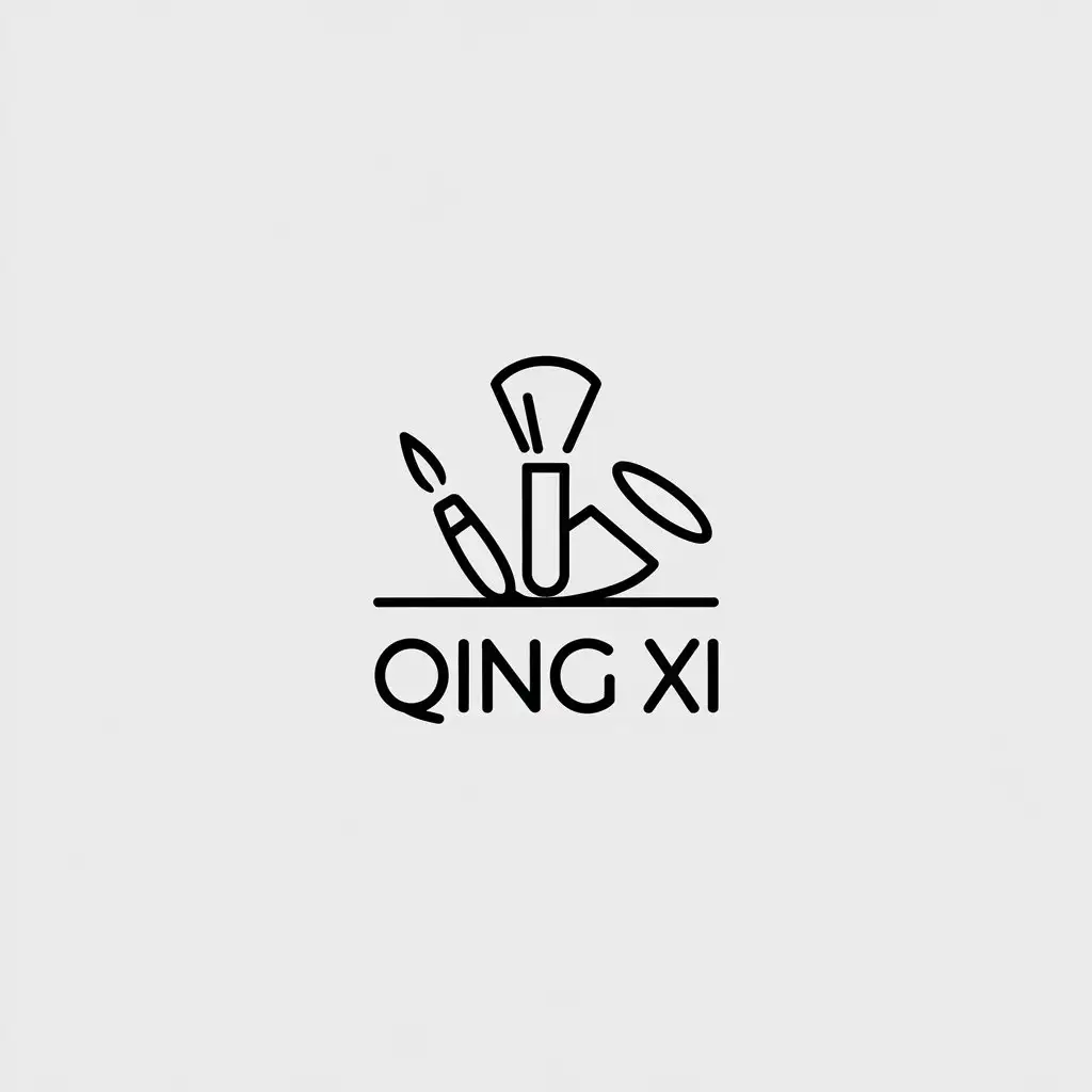 LOGO-Design-For-Qing-Xi-Minimalistic-Line-Style-Logo-for-Beauty-Spa-Industry