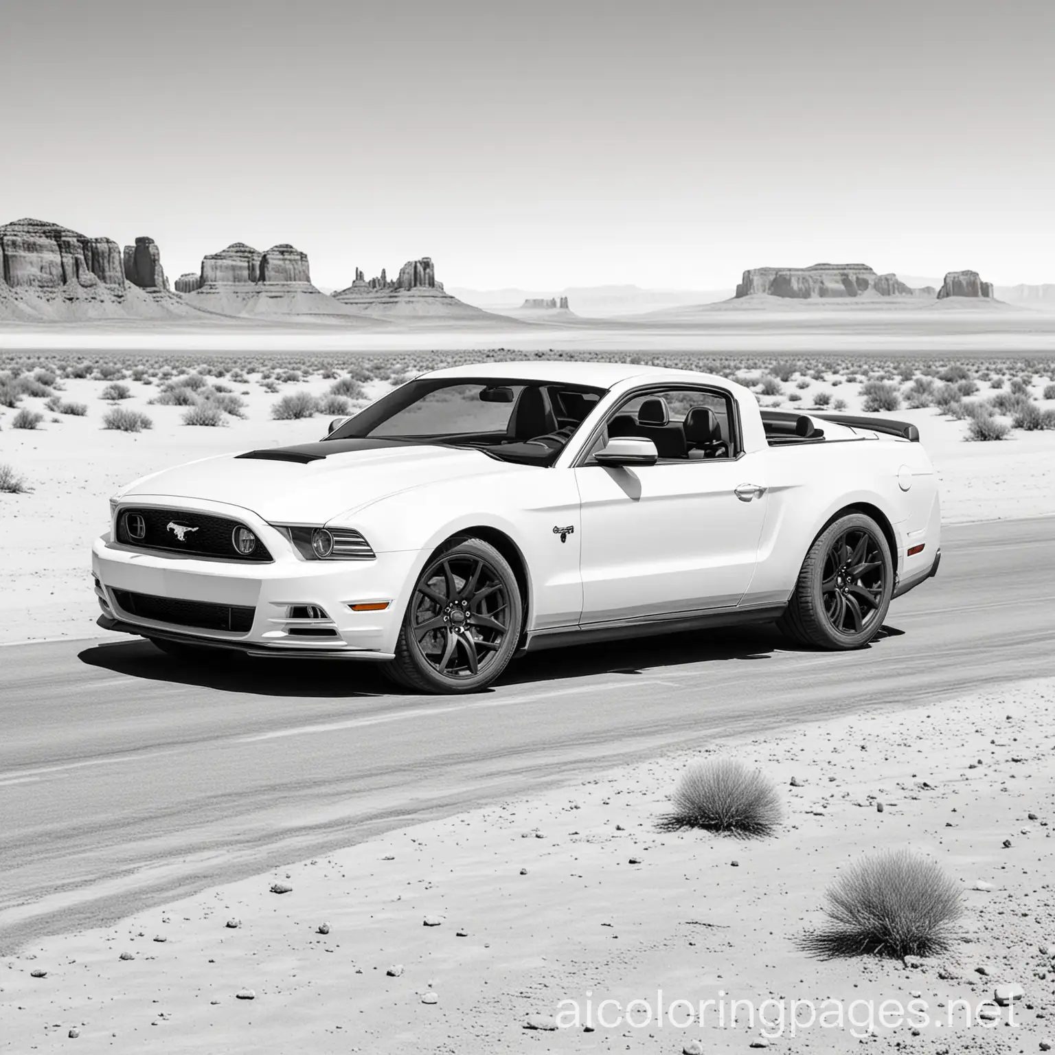 2014-Ford-Mustang-GT-Desert-Drive-Coloring-Page