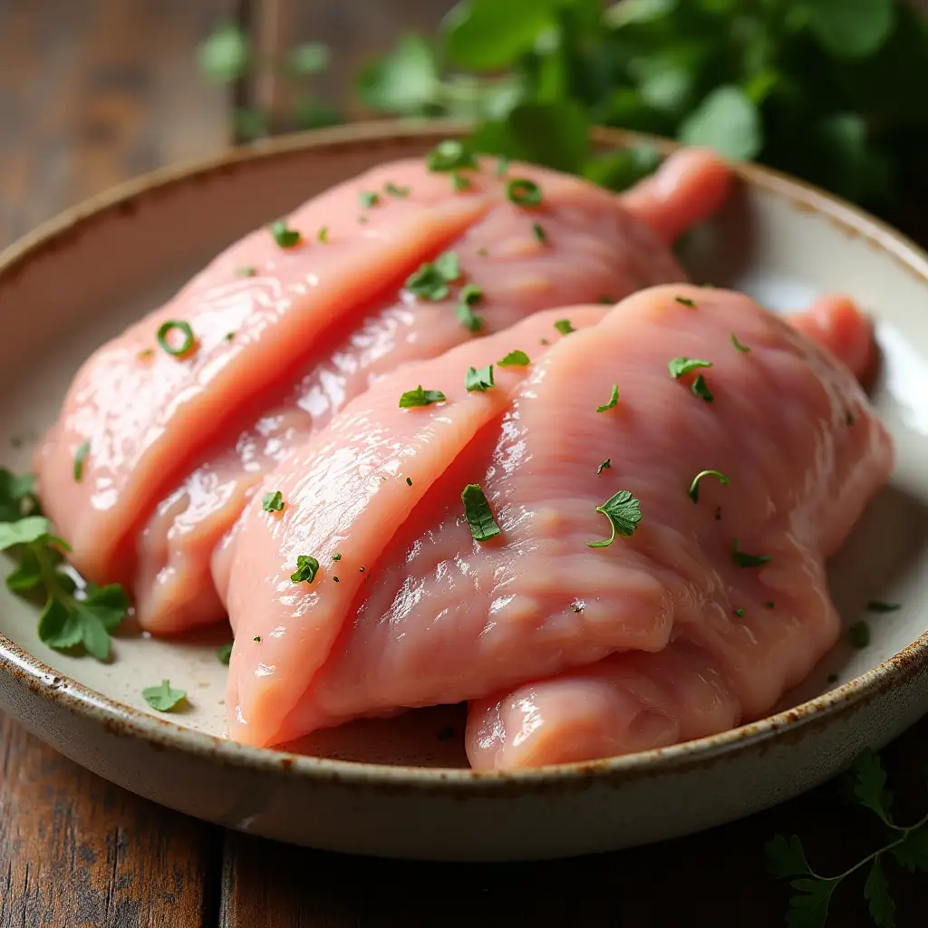 Image of fresh chicken meat or fresh