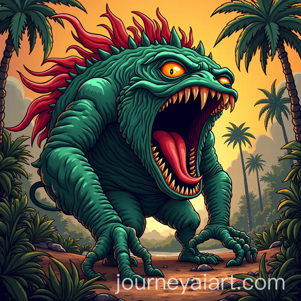 Surreal-Brazilian-Monster-with-Intense-Graphics