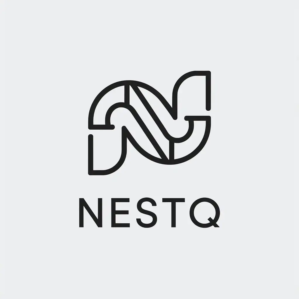 LOGO Design for NestQ Minimalistic Vector Logo for the Finance Industry