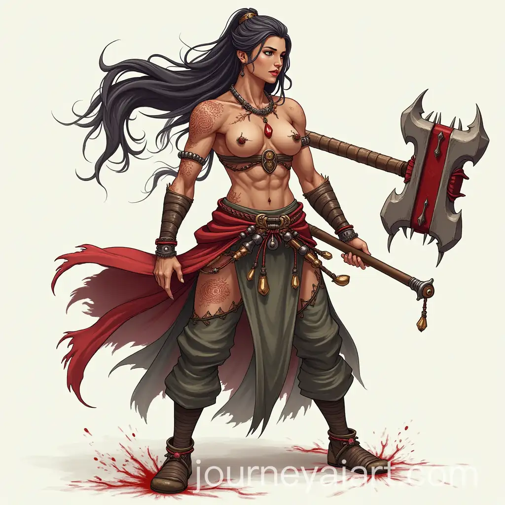 Crab-Clan-Warrior-Funnu-the-Anger-with-War-Hammer