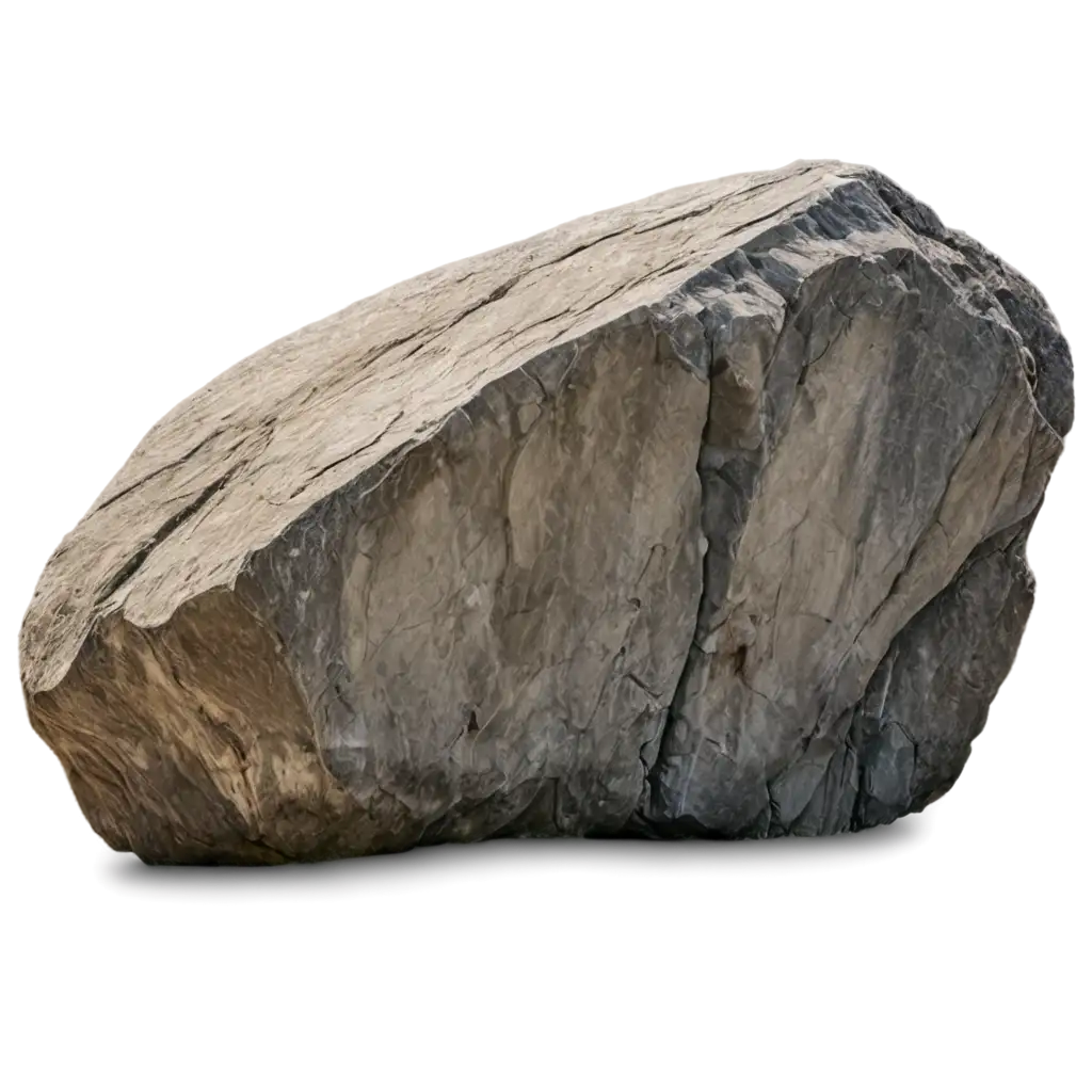 a massive piece of a wide rock, background free