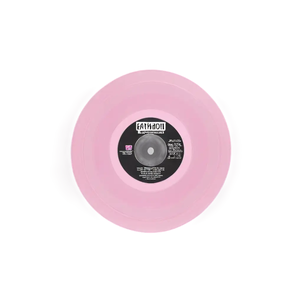 HighQuality-Pink-Vinyl-Record-PNG-for-Versatile-Creative-Projects