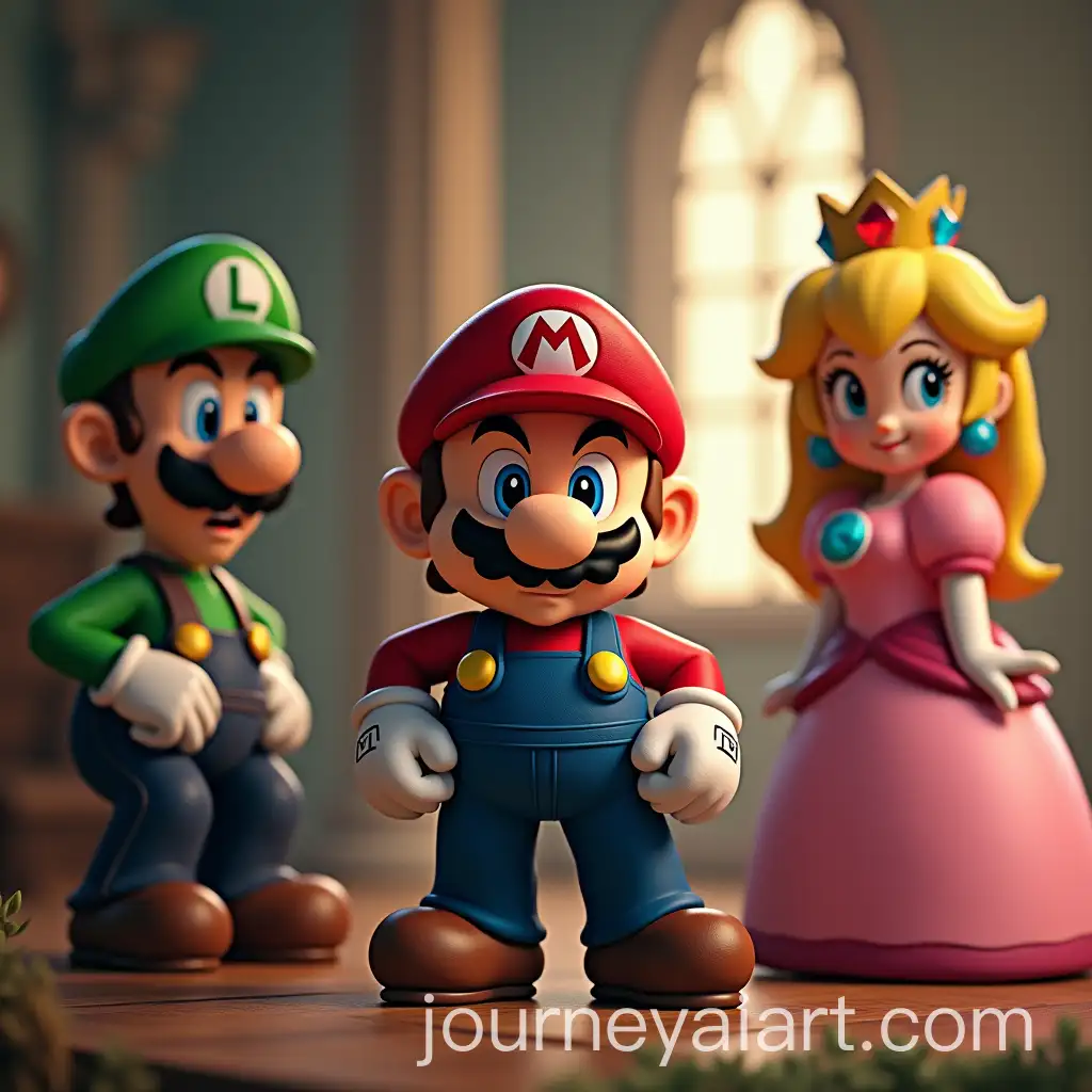 Super-Mario-Characters-in-Game-of-Thrones-Setting-with-Luigi-and-Princess-Peach