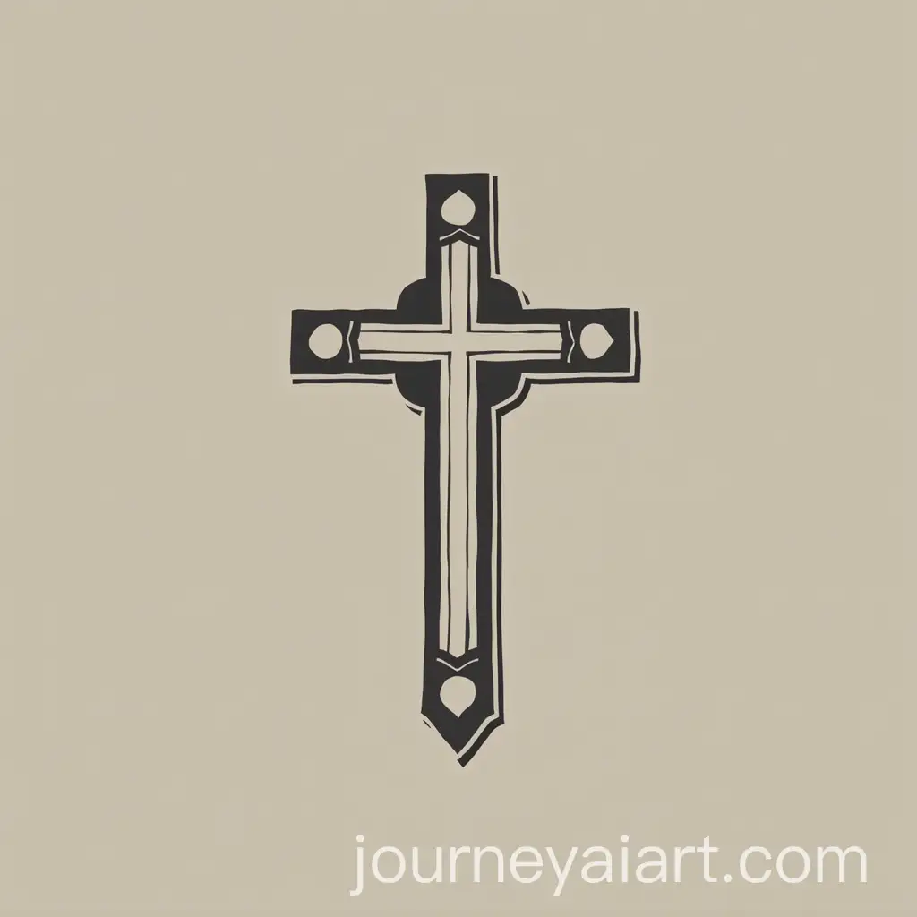 Modern-Minimalist-Cross-Design-with-Clean-Lines