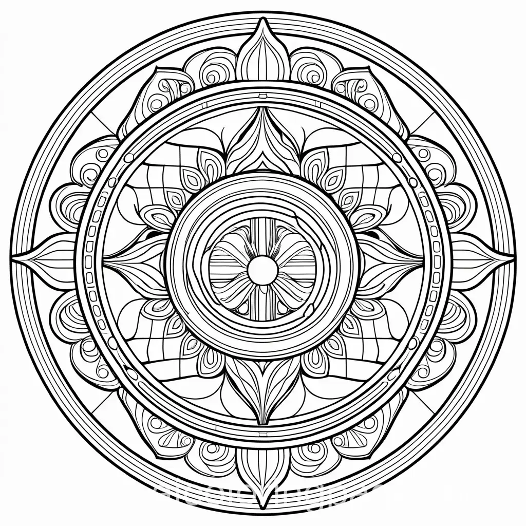 Clear-and-Bold-Mandala-Coloring-Page-for-Kids