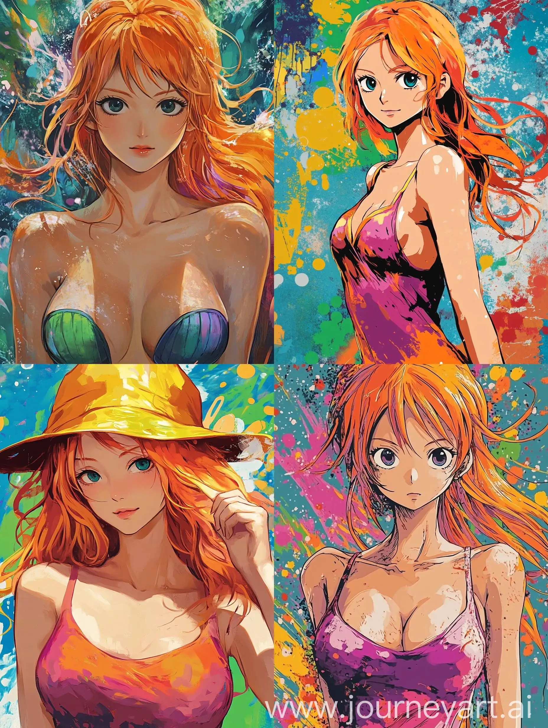 AnimeStyle-Nami-from-One-Piece-with-a-Vibrant-Background