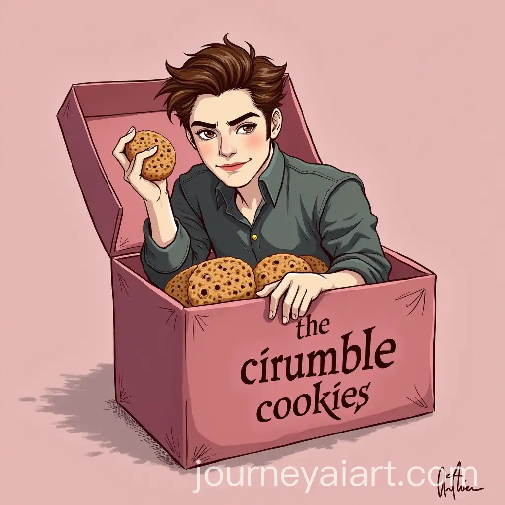 Crumble-Cookie-with-Edward-Cullen-in-a-Pink-Box