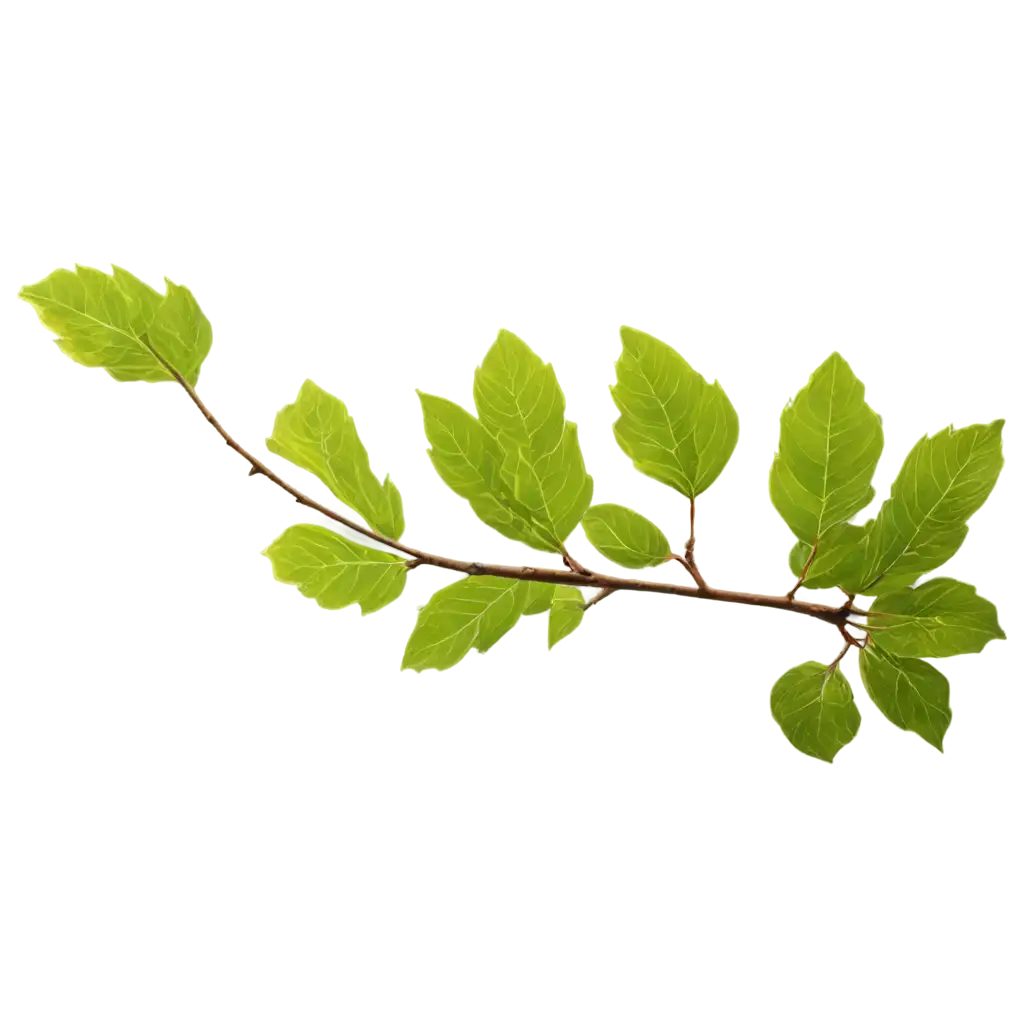 Tree-Branch-with-Leaves-PNG-HighQuality-Transparent-Image-for-Creative-Projects