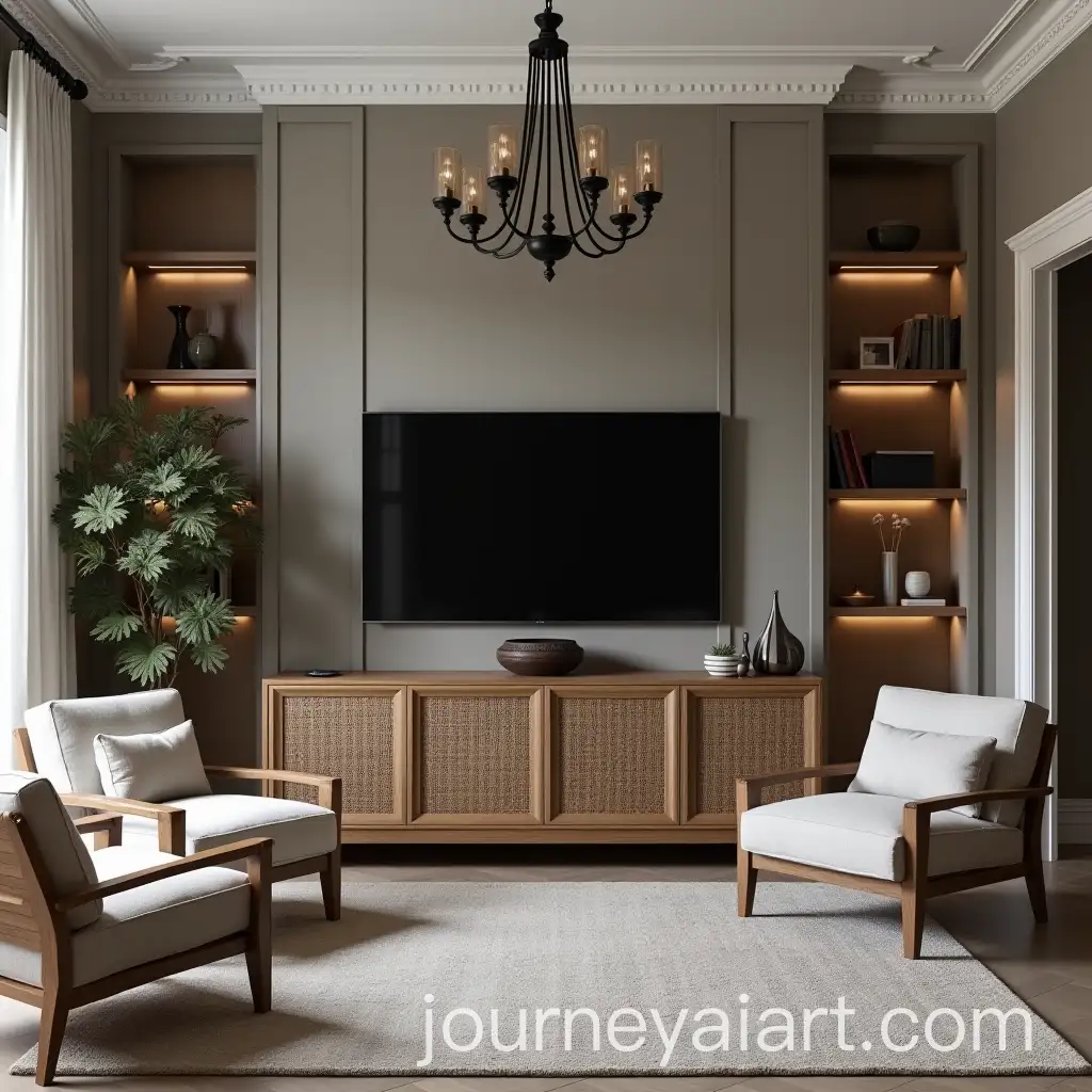 Modern-Lounge-with-Oak-Wood-Furnishings-in-Dark-Tones