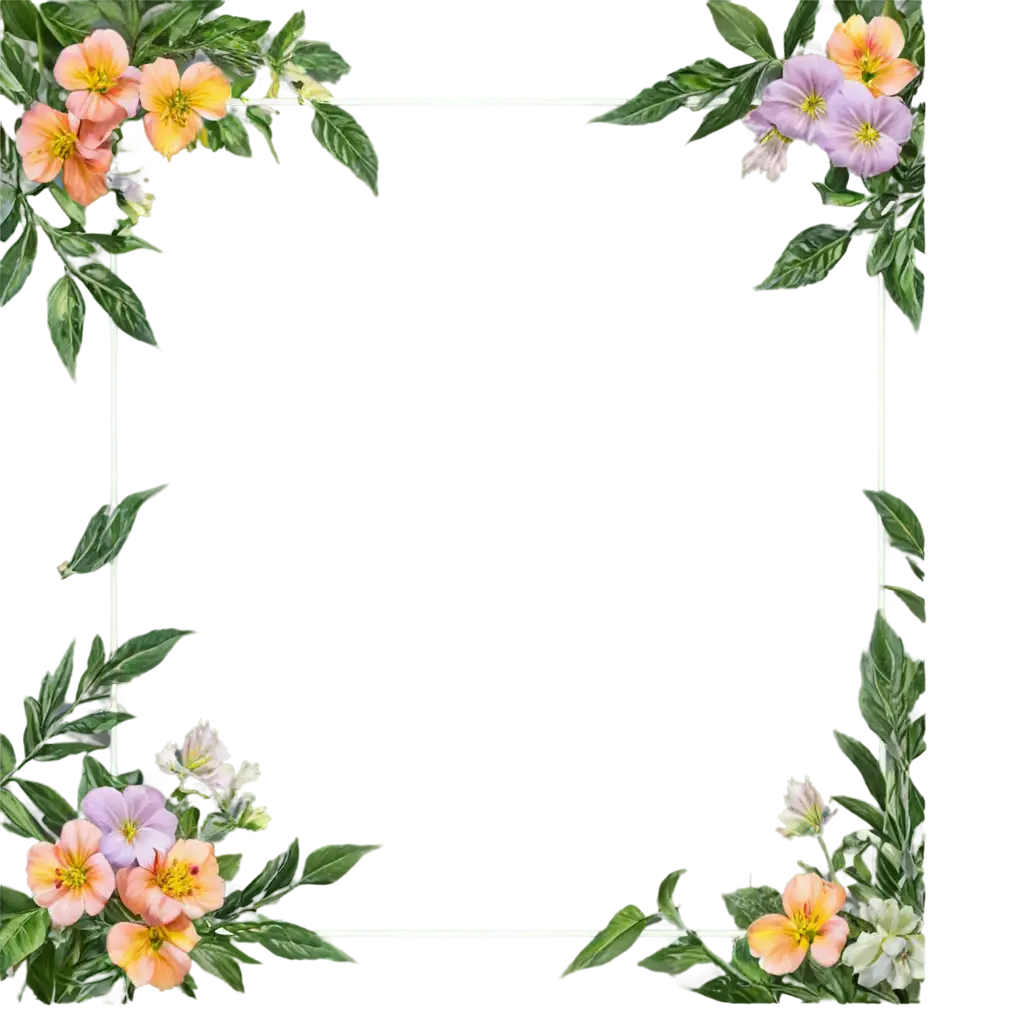 Flower-Frame-PNG-Elegant-Floral-Border-for-Creative-Design-Projects