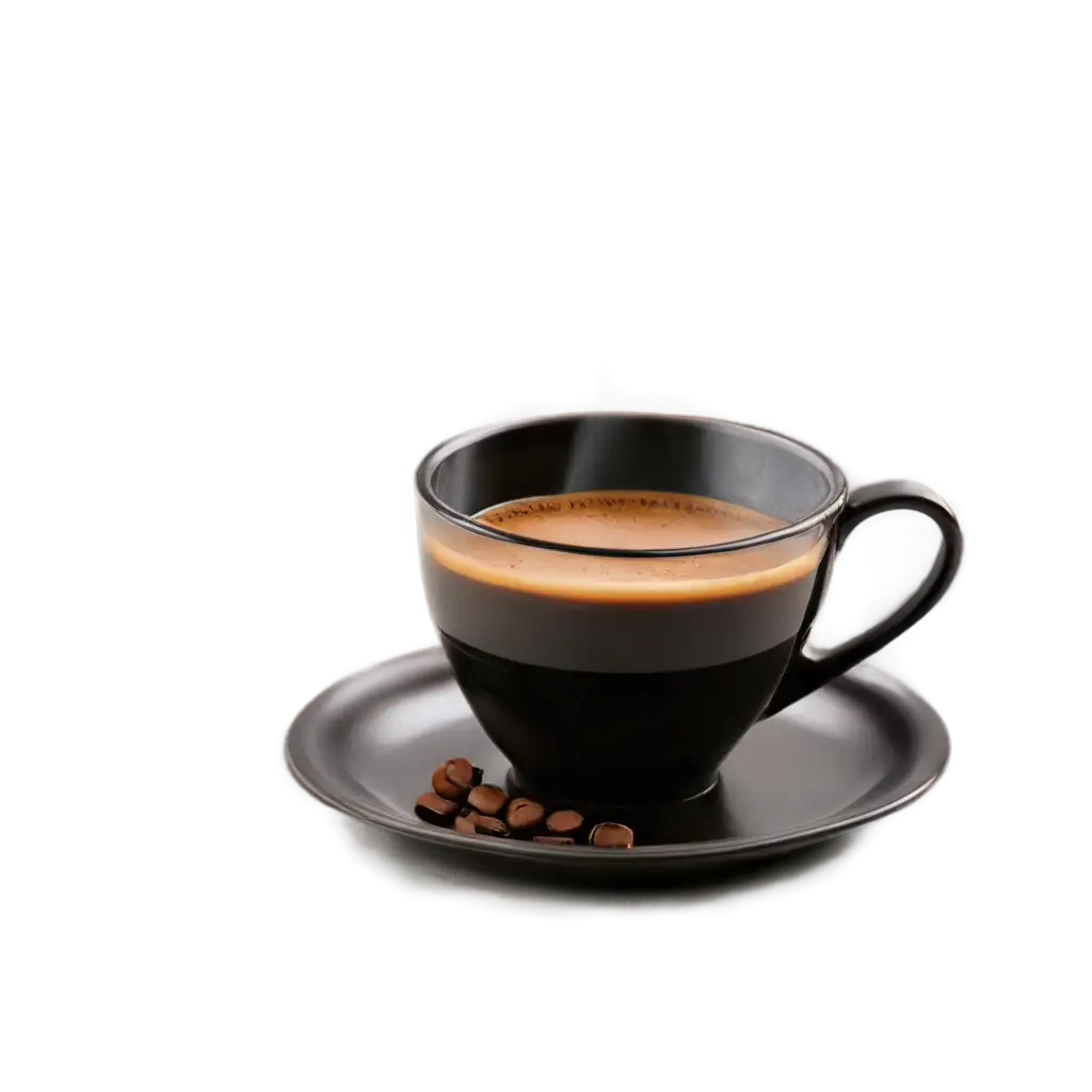 HighQuality-PNG-Image-of-a-Cup-of-Coffee-with-Plate-and-Smoke-for-Enhanced-Visual-Appeal