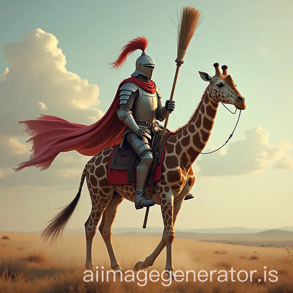 Knight-Riding-a-Giraffe-with-a-Broom