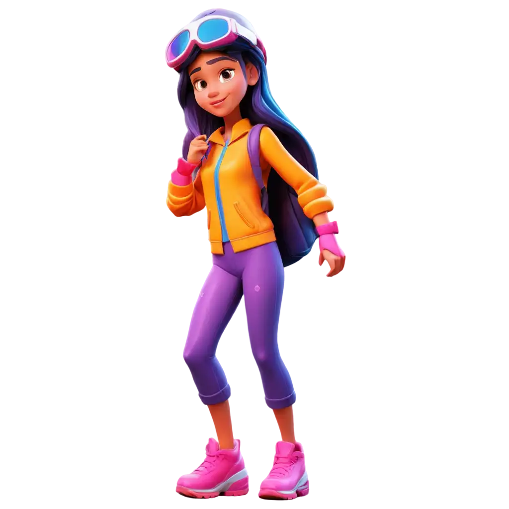Vibrant-3D-Cartoon-Character-PNG-with-Futuristic-Design-and-Glowing-Diamond