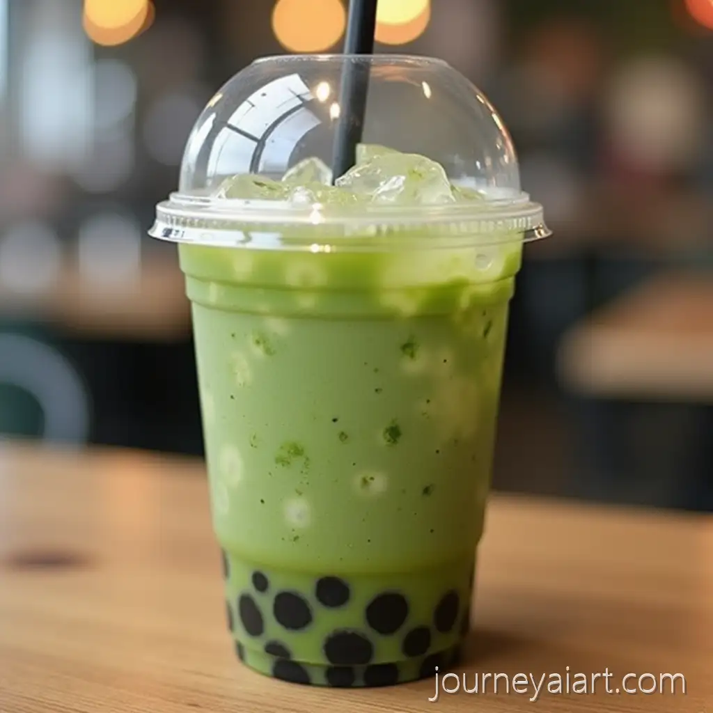 Refreshing-Es-Cendol-Kecebong-Dessert-in-Transparent-Plastic-Cup