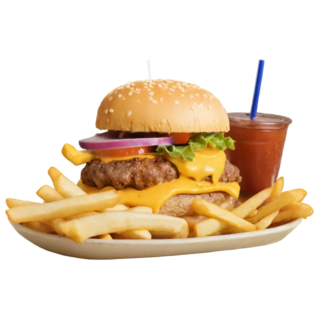 HighQuality-PNG-Burger-Fries-Image-for-Versatile-Applications