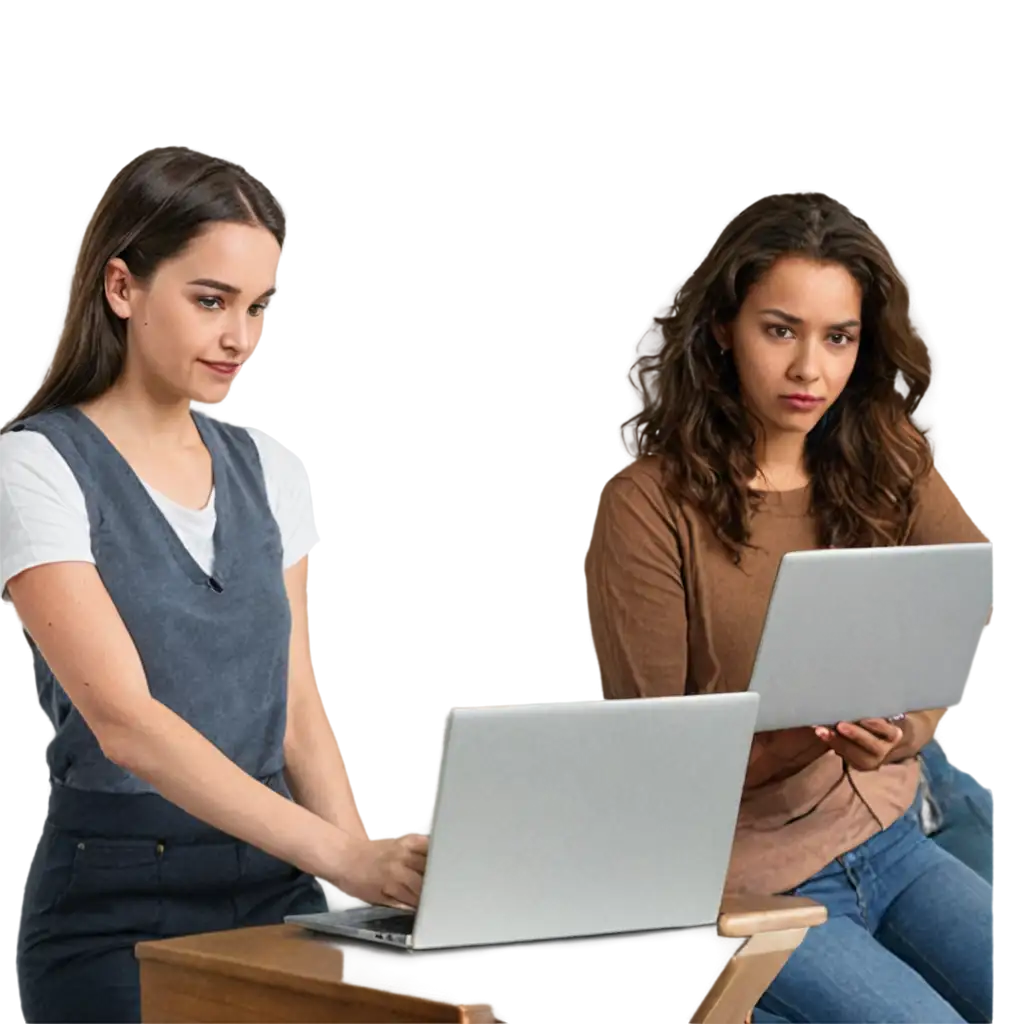 Professional-PNG-Image-of-People-Working-with-Notebooks-Enhance-Your-Content-with-HighQuality-Visuals