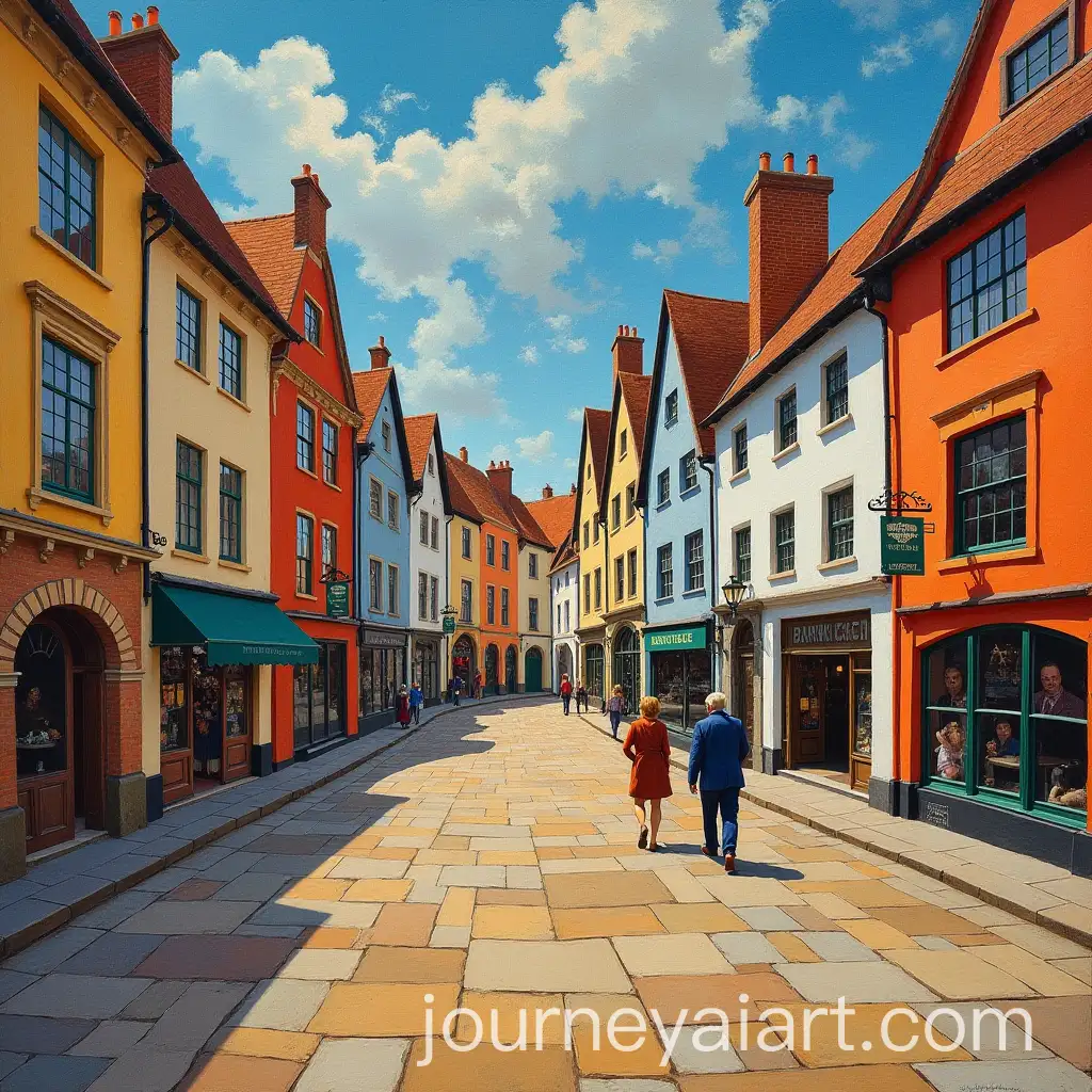Vibrant-Scene-of-Wantage-Market-Place-in-Klimts-Artistic-Style