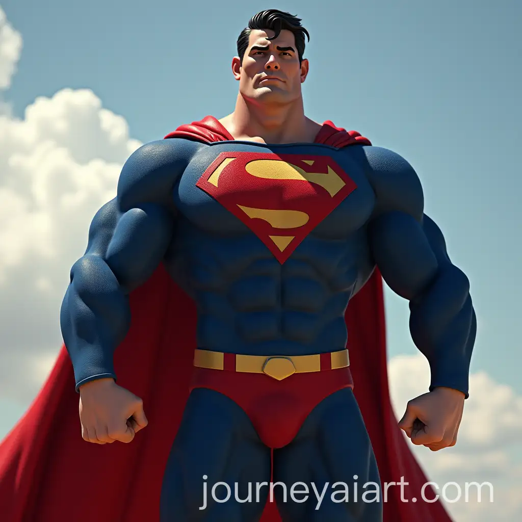 Powerful-Superman-Hero-Pose-with-Emphasis-on-Muscular-Build