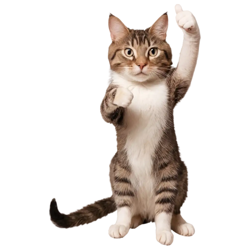 Adorable-Cat-with-Thumbs-Up-PNG-Cheerful-Feline-Gesture