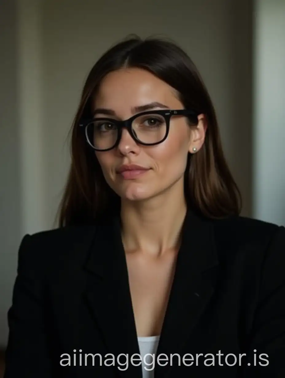 Career-Counselor-in-Black-Blazer-with-Glasses-Providing-Guidance