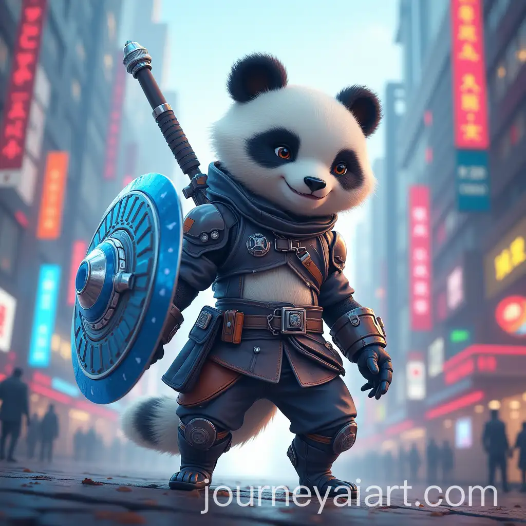 Futuristic-Warrior-Panda-Protecting-Citizens-in-HighTech-Urban-Landscape