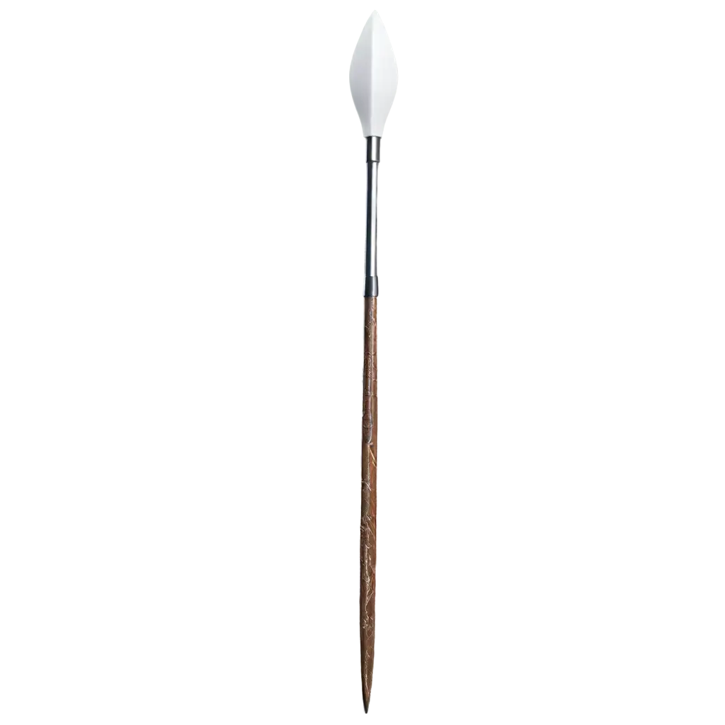 3D-White-Short-Spear-PNG-Image-for-Versatile-Applications